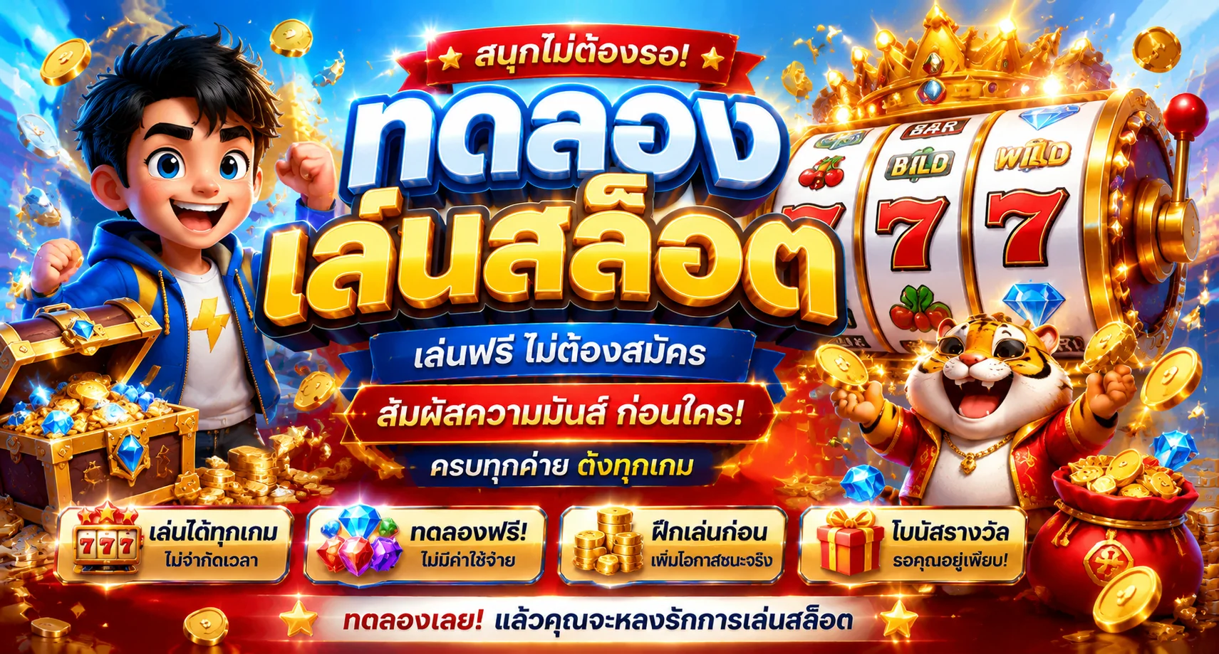 หน้าทดลองเล่นสล็อต PG ฟรี ไม่ต้องสมัครไม่ต้องฝาก